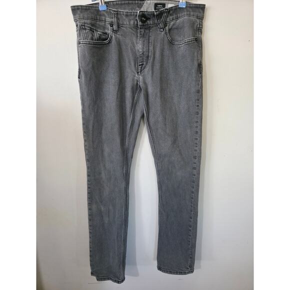 Volcom Vorta Slim Straight Jeans – Gray – Men’s 32 x 31 - Picture 1 of 14